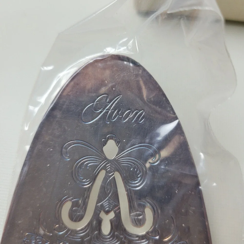 Avon Presidents Club 1978 92nd Anniversary Silverplate Pie Cake Server Boxed
